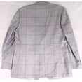 thumbnail image 4 of LAUREN RALPH LAUREN Mens Lexington Wool Blend Window Pane Two-Button Blazer, Light Gray, 38R, 4 of 6