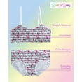 thumbnail image 2 of Sweet & Sassy Girls' Training Bra Set - 8 Piece Seamless Cami Bralette and Bikini Underwear, 2 of 7
