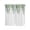 Light Green Sage Green White, variant on Tier Curtains 45 Inches Long, Teal Botanical Window Treatment Curtain Drapes, Sage Green Eucalyptus Leaves Watercolor Window Half Privacy Curtains for Bedroom Bathroom, 42"x45", 2 Panels