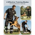 thumbnail image 3 of Jugbow Dog Shock Collar, Electric Training Collar with Remote - 4500FT Range, Waterproof, Rechargeable, Vibration & Shock Modes for Dogs 10-120 lbs, Green, 3 of 8