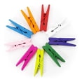 thumbnail image 5 of POINTERTECK Mini Colored Clothes 50 Pins - Little clothespins Natural Clothespins Craft Boutique Wooden Pins, Wooden Clothespins Photo Paper Peg Pin for Wood Crafts Small clothespins, 5 of 6