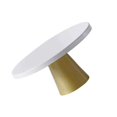 thumbnail image 1 of Golden Iron Cake Stand for Elegant Dessert Display at Weddings, Parties, and Celebrations, 12 inches, 1 of 3