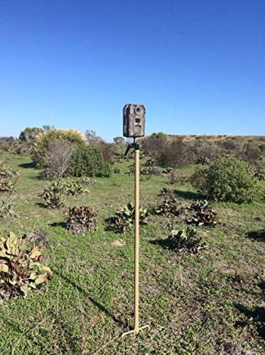 Stealth Cam Compact Adjustable Durable Steel Post 360-Degree Rotation 270-Degree Tilt 34" Height Treeless Terrain Hunting Trail Camera Mounting Stick