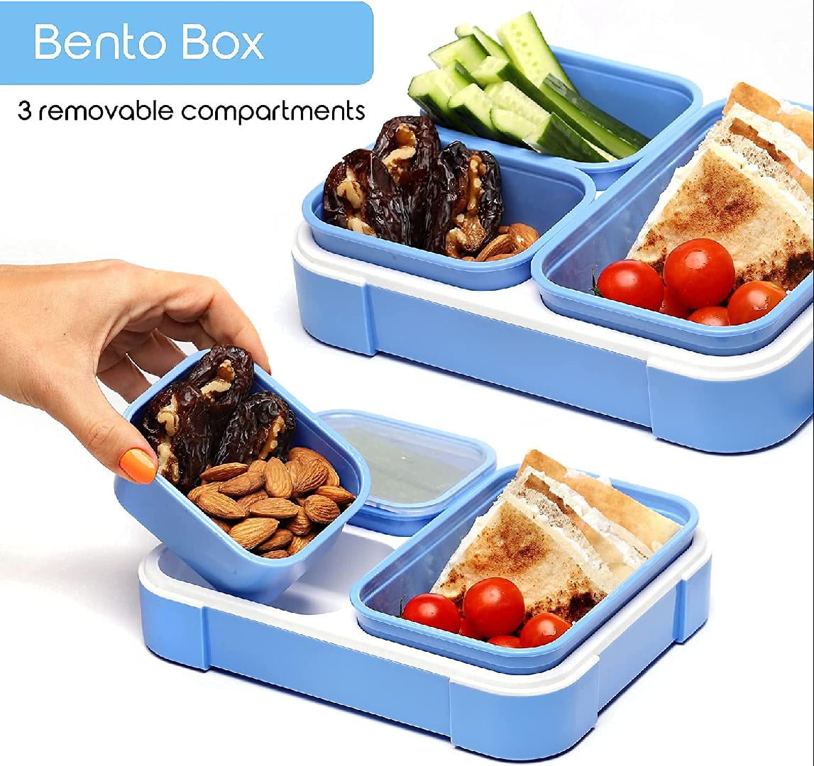 Bento Lunch Box, Bento Box, Reusable Lunch Box Kids with 5 Compartments  Meal Prep Containers for Kid…See more Bento Lunch Box, Bento Box, Reusable