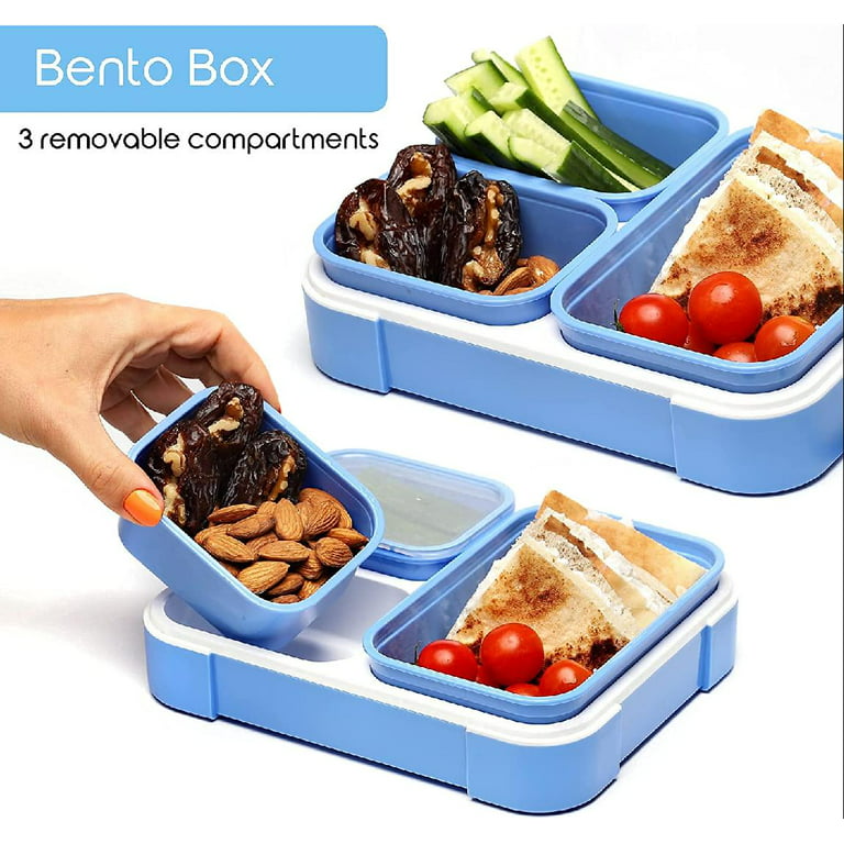 27Pcs Bento Box Lunch Box Kit Reusable Bento Lunch Box Set1300ml Lunch CV