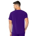 thumbnail image 4 of Urbane Performance One-Pocket Tuckable Scrub Top for Men: Modern Tailored Fit, V-Neck Medical Scrub Top 9154, 4 of 7