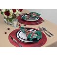 thumbnail image 1 of INDIVIDUAL REDONDO TEJIDO METALIZADO ROJO Conjunto de 6 Design Imports CAMZ32798, 1 of 2