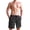 Light Black Mysterious Swirling Plants, variant on Dailycode Men's Quick Dry Swim Trunks Beach Shorts Casual Summer Board Shorts with Pockets, Blue White Abstract Geometric Lines