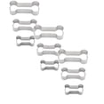 thumbnail image 1 of Stainless Steel Circle Cookie Cutter Set, 9-Piece Round Baking Molds for Diy Pastry and Cake Decorating – Silver, 1 of 3