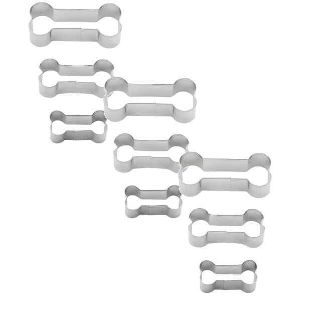 Stainless Steel Circle Cookie Cutter Set, 9-Piece Round Baking Molds for Diy Pastry and Cake Decorating – Silver