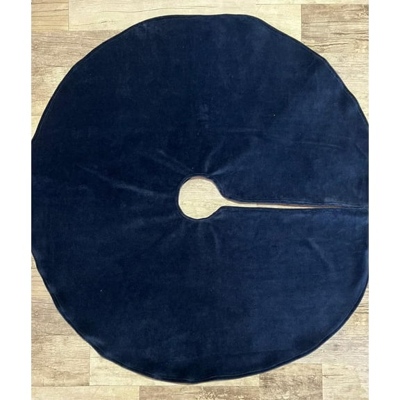 New Era Creation Navy Blue tree skirt, Christmas tree skirt, Monochrome tree skirt, velvet tree skirt Christmas Event Tree Skirt Holiday Party House Gifts