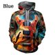 thumbnail image 3 of Sudadera con capucha con estampado 3D de instrumento musical divertido, sudadera con capucha de estilo hip hop callejero, divertida y con personalidad, sudadera informal y genial, 3 of 5