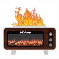 thumbnail image 1 of Difusor de Aceites Esenciales Flame, 7 Colores de Llama, Humidificador con Apagado Automático Sin Agua para Dormitorio, Yoga y Gimnasio B, 1 of 5