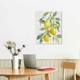 thumbnail image 3 of Nawypu  Sylvie Lemon Citrus Framed Canvas Wall Art Gray, Decorative Fruit Wall Decor, 3 of 5