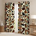 thumbnail image 2 of Erosebridal Rustic Farmhouse Curtains Pack of 2 (42x84 Each), Vintage Aztec Curtains Blackout, 2 of 6