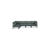 Meridian Furniture Nizuc Grey Outdoor Patio Modular Sectional