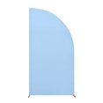 thumbnail image 2 of Dserhfy Half Moon Arch Cover Wedding Backdrop Stand Cover Stretchy Fabric Backdrop Arch Cover for 6Ft Half Moon Arch Engagement Baby Shower, 2 of 8