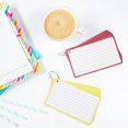 thumbnail image 1 of Raindrops 6 Lined Flash Cards Notepads For Note Taking Study Cards With Binder Rings For Office Classroom And Recording, 1 of 6