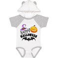 thumbnail image 3 of Inktastic Happy Halloween Bat, Witch Hat, Jack O Lantern Boys or Girls Baby Bodysuit, 3 of 5