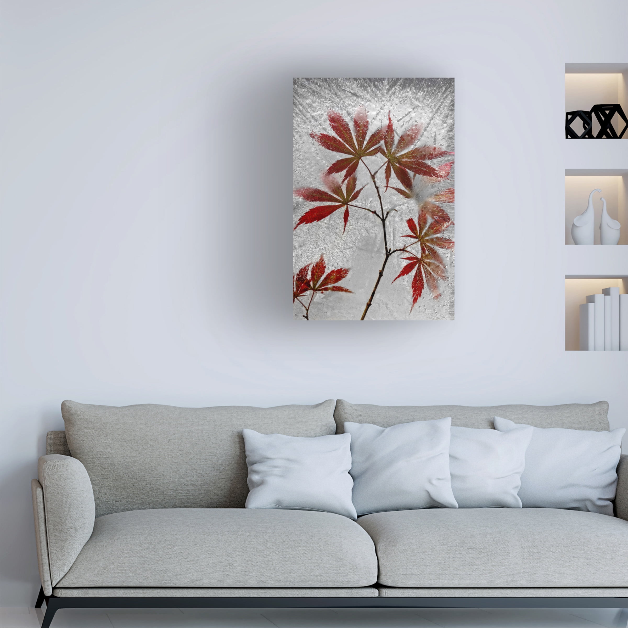Secundino Losada 'Red Maple' Canvas Art