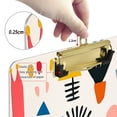 thumbnail image 6 of FORMRS Acrylic Clipboard with Low Profile Clip Standard A4 Letter Size, 12.5" x 9", Beige Geometric, 6 of 8