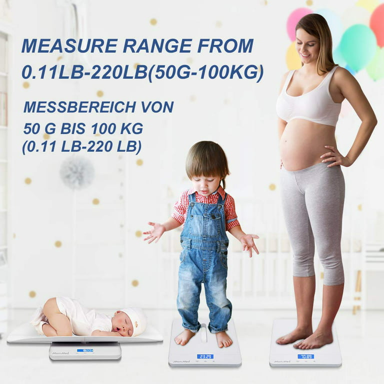 Avec Maman AM05 Baby,Infant,Child,Pet Weight Scale (Up to 220lb), Medical  Grade