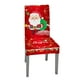 thumbnail image 1 of Cubierta de silla temática navideña Hogar Restaurante Silla de comedor Tela estampada Adorno navideño, Rojo, Papá Noel Methold HA9099-05B, 1 of 7