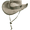 Green, variant on Panama Jack Men’s Mesh Crown Safari Sun Hat, Beach Hats for Men with Adjustable Chin Cord, Medium, Navy
