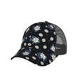thumbnail image 6 of Lsque Daisies Flowers Printed Trucker Hat - Baseball Cap for Men Women - Breathable Mesh Side, Adjustable Fit - for Casual Wear, 6 of 7