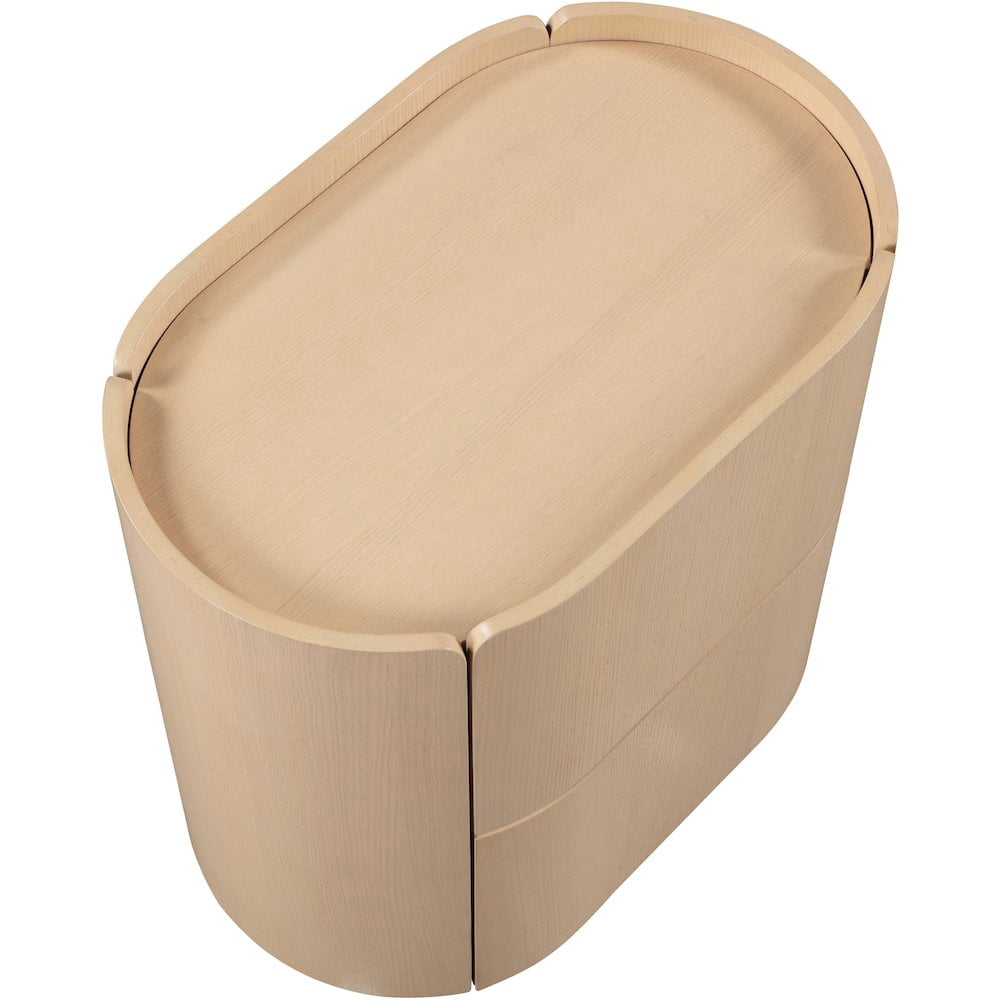 Meridian Furniture Everett Natural Night Stand
