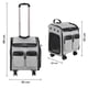 thumbnail image 3 of Transportadora para perro o gato, Mochila de viaje o paseo con ruedas y ventilación Maleta Transportadora mascotas, 3 of 5
