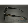 thumbnail image 4 of GUCCI GG1136SA 001 Round Oval Panthos Acetate Black Grey 52mm Women's Sunglasses, 4 of 5
