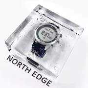 NORTH EDGE Computer 47mm Digital Diving & Outdoor Sport Wristwatch, Stainless Steel, White Face