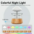thumbnail image 3 of Rain  Humidifier Water Drip, 7 Changing Colors Rain  Diffuser Bedroom Night Ligh For Sleeping Relaxing Mood Aromatherapy Essential Oil Diffuser For Home Aroma, 3 of 8