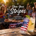 thumbnail image 3 of Red White Blue Hair Glitter Stick, 4th of July American Flag Star Face and Body Glitter, Fourth of July Accessories, Waterproof Glitter Makeup for Women for Football Game(G), 3 of 8