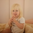 thumbnail image 2 of Mushie Flower Training Toothbrush - Soft Lilac, 2 of 2