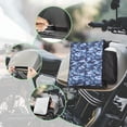 thumbnail image 3 of Uorisanigo ATV Tank Bag, Waterproof Motorcycles Fuel Bag, Wear-Resistant Blue Camo Print ATV Storage Saddle Bags Compatible with ATVs Motorcycles and Snowmobiles, 3 of 7