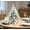 White, variant on Beaded Christmas Tree Craft Kit, Christmas Ornaments, Beaded Christmas Tree for Tabletop Decor