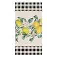 thumbnail image 3 of Summer Fresh Lemon Plaid Microfiber Kitchen Towel Dish Cleaning Towels Absorbent Rag Household Cleaning Tool Tea Cloth, 3 of 7