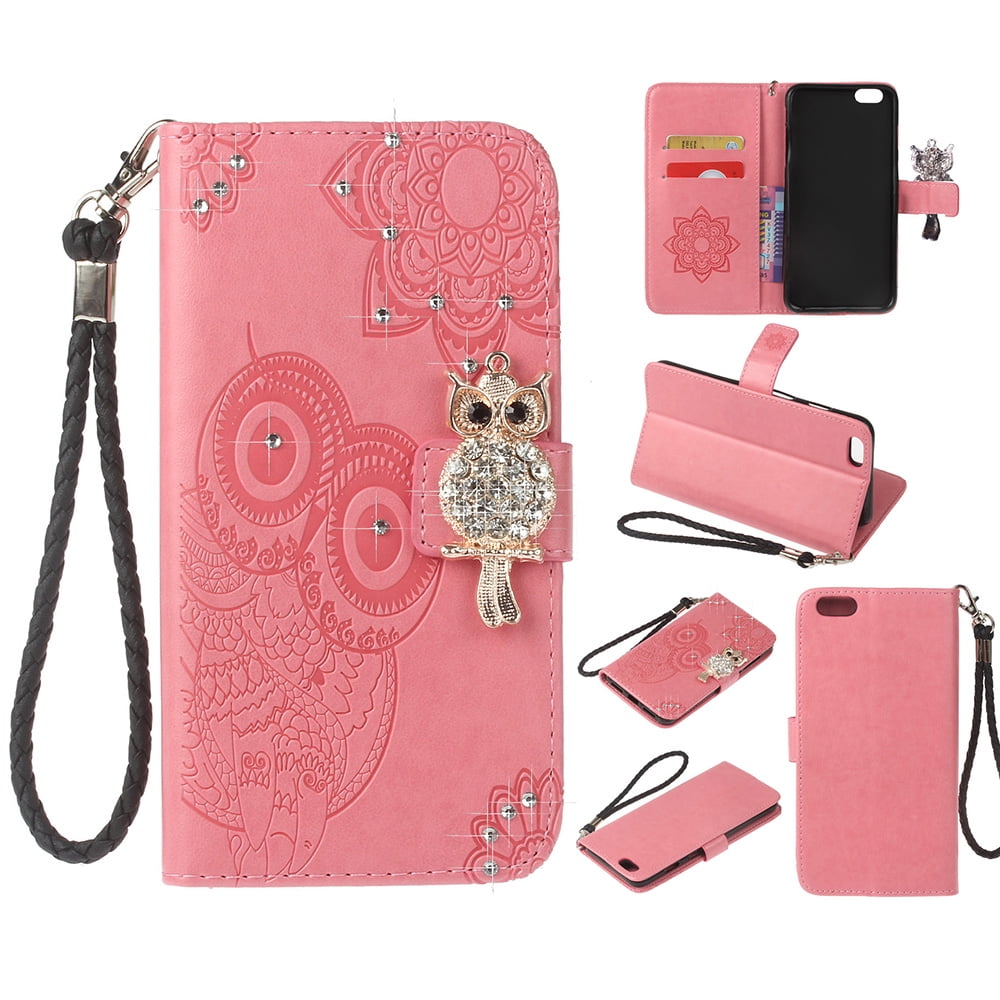 iPhone 6S Case, iPhone 6 Case Girls, Allytech Cute Glitter Owl Fashion