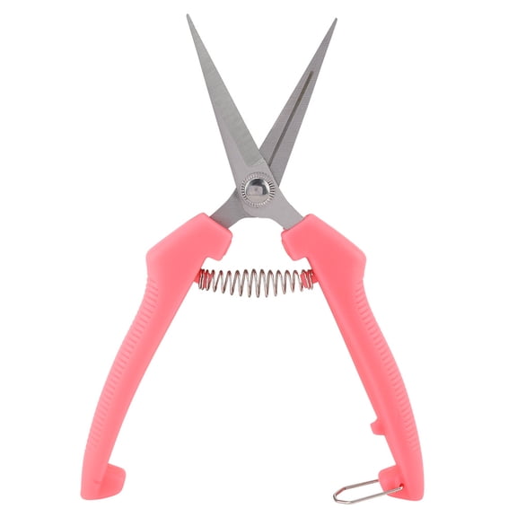 Pink Fruit Picking Scissors Garden Cutter Flower Shears Hand Pruner Equipment 7"