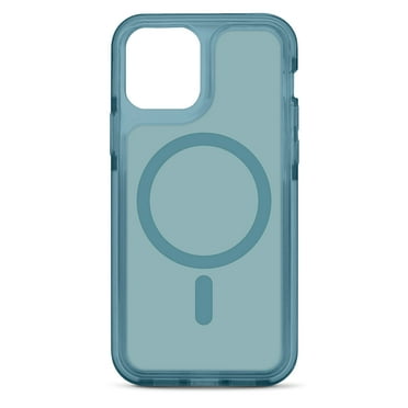 iHome Magnetic Velo Phone Case Slim Shock-Absorbent Design for iPhone 14 Pro/14/13 Pro/13, Dark Blue