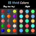 thumbnail image 2 of Set de pintura Glow in The Dark X ARTY HUB, 15 colores, 60 ml, con pinceles, 2 of 6