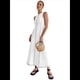thumbnail image 3 of Vestido Camisero Sin Mangas para Mujer, de Verano, de Punto Acanalado en Contraste, Maxivestidos. M, 3 of 10