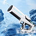 thumbnail image 5 of Eky Electric Water Blaster for Adults Kids,Long Range Powerful Automatic Squirter,Rechargeable Auto Water Absorption & High-Speed Squirt 32Ft Water Blaster,Outdoor Game Beach Pool Water Toy, 5 of 5