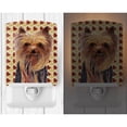 thumbnail image 2 of Yorkie Fall Leaves Portrait Ceramic Night Light, 2 of 2