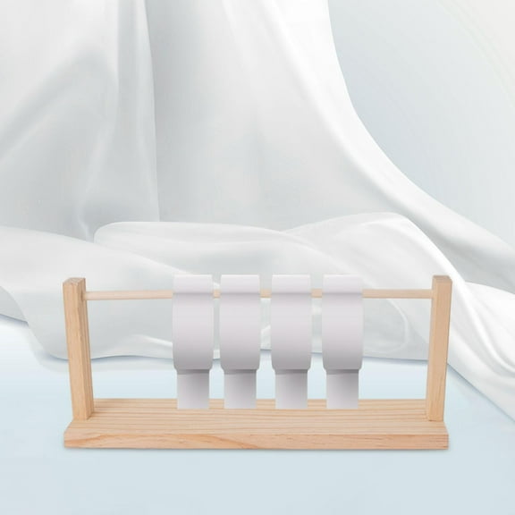 perfeclan Yarn Ball Holder Ribbon Organizer Modern Practical Thread Spool Yarn Rolling Holder Wooden Crochet Yarn Holder for Craft Knit