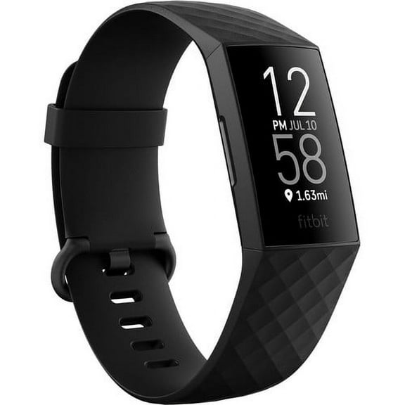 Restored Fitbit Charge 4 Health & Fitness Tracker - Black (Refurbished)