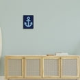 thumbnail image 2 of Stupell Industries Bold Anchor White Outline Symbol Navy Background,11 x 14, Design by Emily Cromwell, 2 of 5