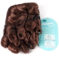thumbnail image 2 of Monique Synthetic Mohair Chestnut Brown Julie Doll Wig, 2 of 4